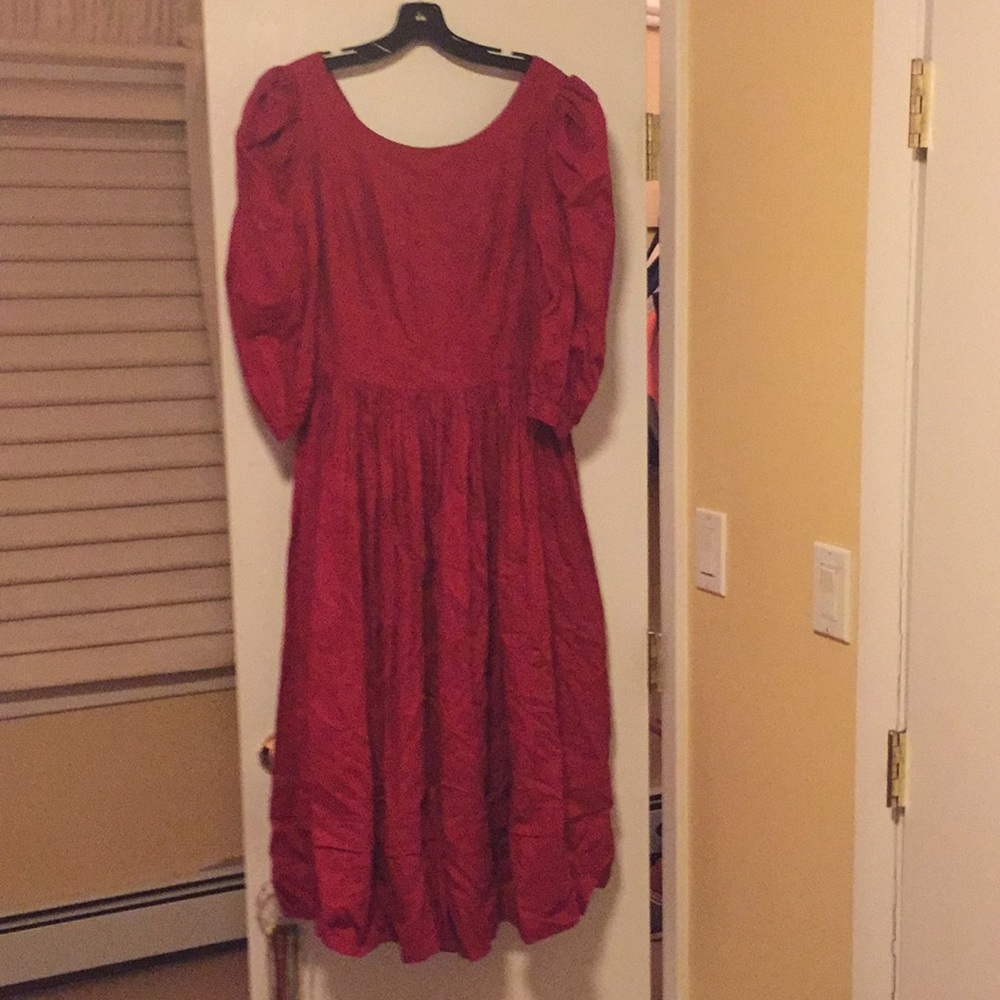 Vintage low back Laura Ashley Dress